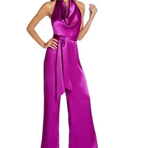 Aidan by Aidan mattox satin jumpsuit size 0